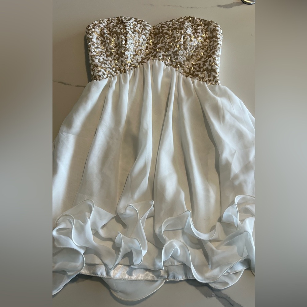 White homecoming dress